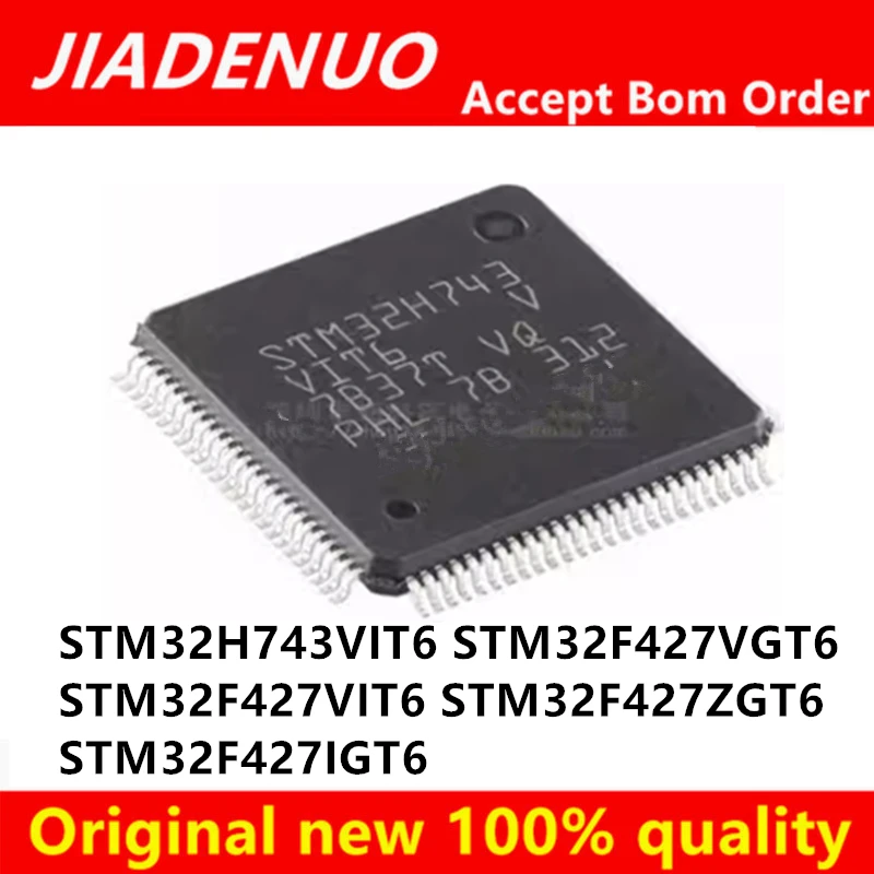 (1pcs)100% New STM32H743VIT6 STM32F427VGT6 STM32F427VIT6 STM