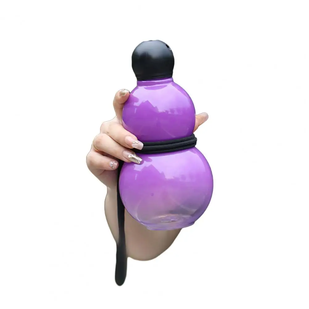 

Gourd Sports Water Bottle Eye-catching Gourd Style Water Bottle Chinese Retro-inspired Gourd Water Bottle Set for Gym for Black