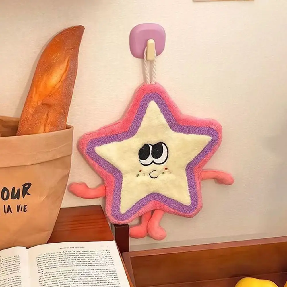 High-efficiency Cute Hand Towels Reusable Wipes Kitchen Cleaning Towel Wash Cloths Washable Absorbent Dry Handkerchief