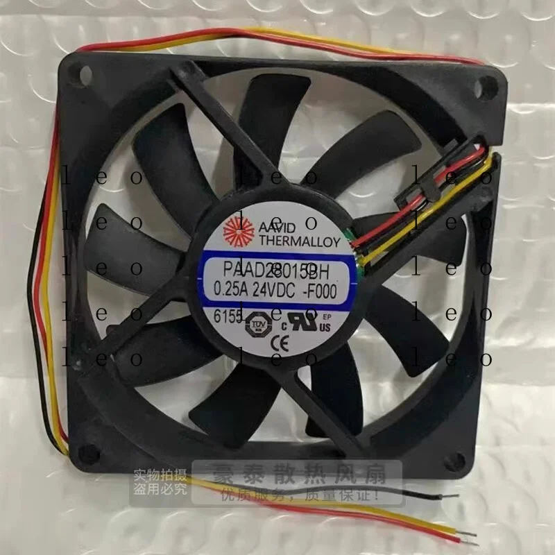 

Вентилятор охлаждения инвертора BB для AAVID PAAD28015BH DC24V 0.25A 80*80*15MM, 3-проводной