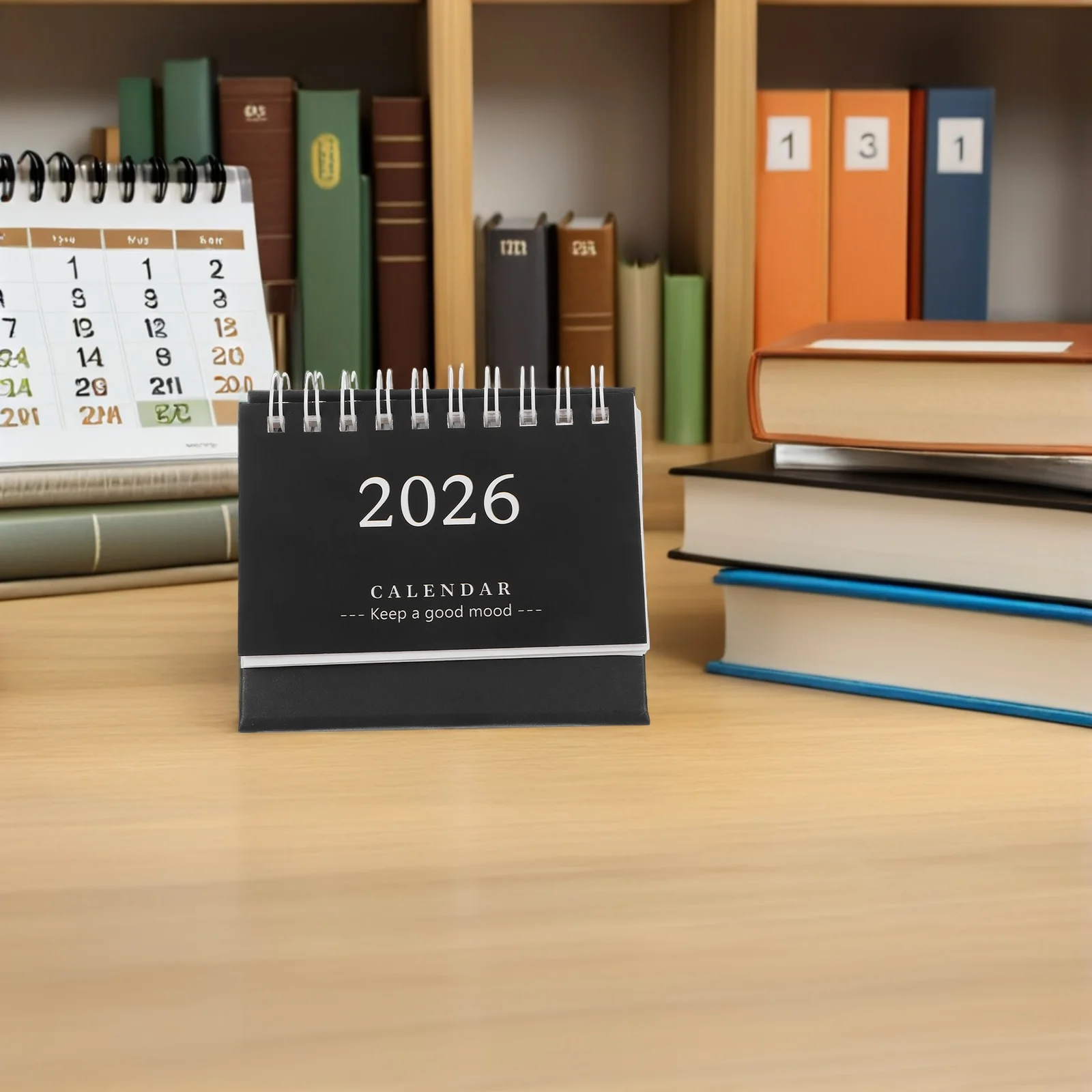 

Настольный календарь на 2026 года, мини-размер, удобный для переноски портативный настольный органайзер с чистым эффектом для офисной школьной прикроватной тумбочки