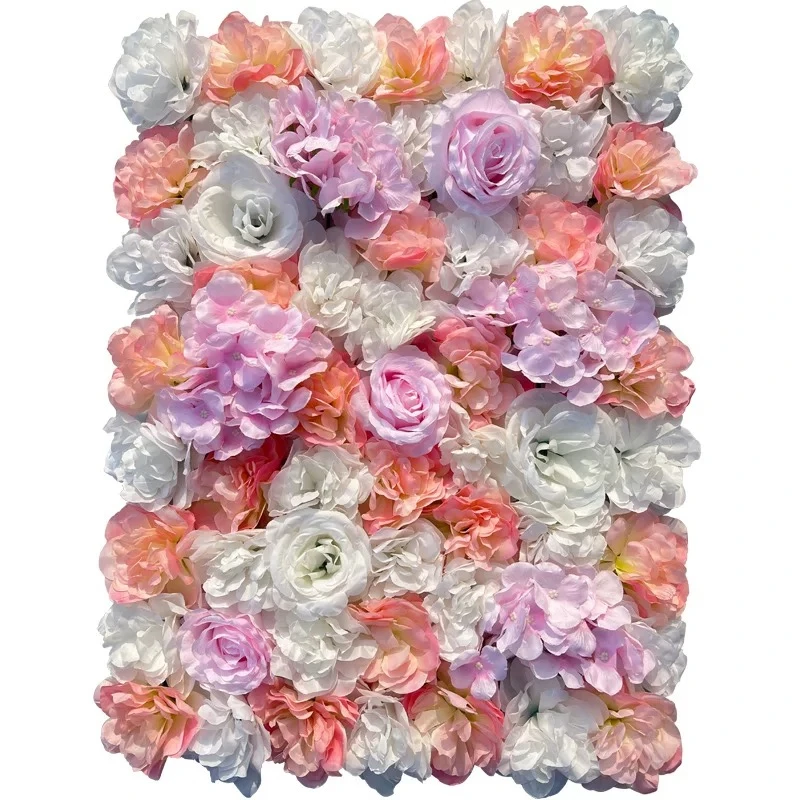 

Silk Rose Artificial Flowers for Wedding Decoration, Flower Wall, Baby Show Party, Christmas Home Backdrop, 40x60cm
