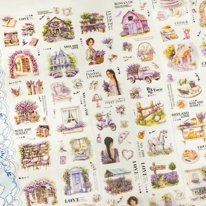 1 Stück DIY Dekoration Klebebänder Japanische Farben der Provence Washi Tapes Masking Tapes Aufkleber Briefpapier