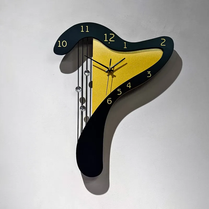 Restaurant Creative Wall Watch Digital Living Room Luxury Modern Xenomorph Clock Wall Bedrooms Reloj De Pared Home Decoration