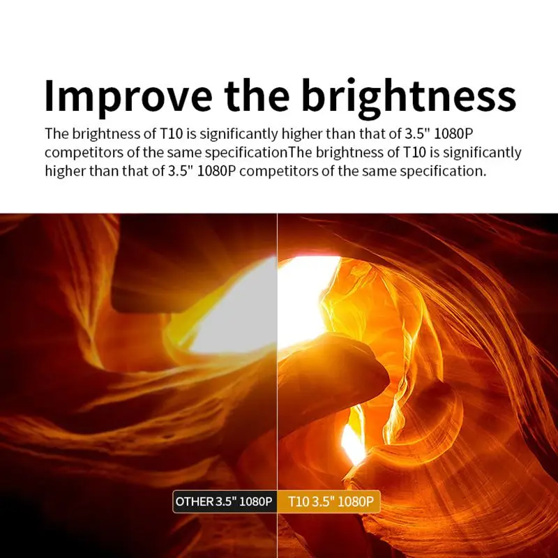 T10 4K Projector Full HD 1080P Brightness 700 ANSI Android 10.0 WiFi 6 Video Home Theater Projector Auto Focus