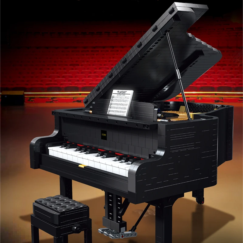 W MAGAZYNIE MOC GRAND PIANO Model z silnikiem Zaawansowane technologicznie klocki konstrukcyjne Cegła Prezent na Boże Narodzenie 21323 10285 XQGQ01 82998