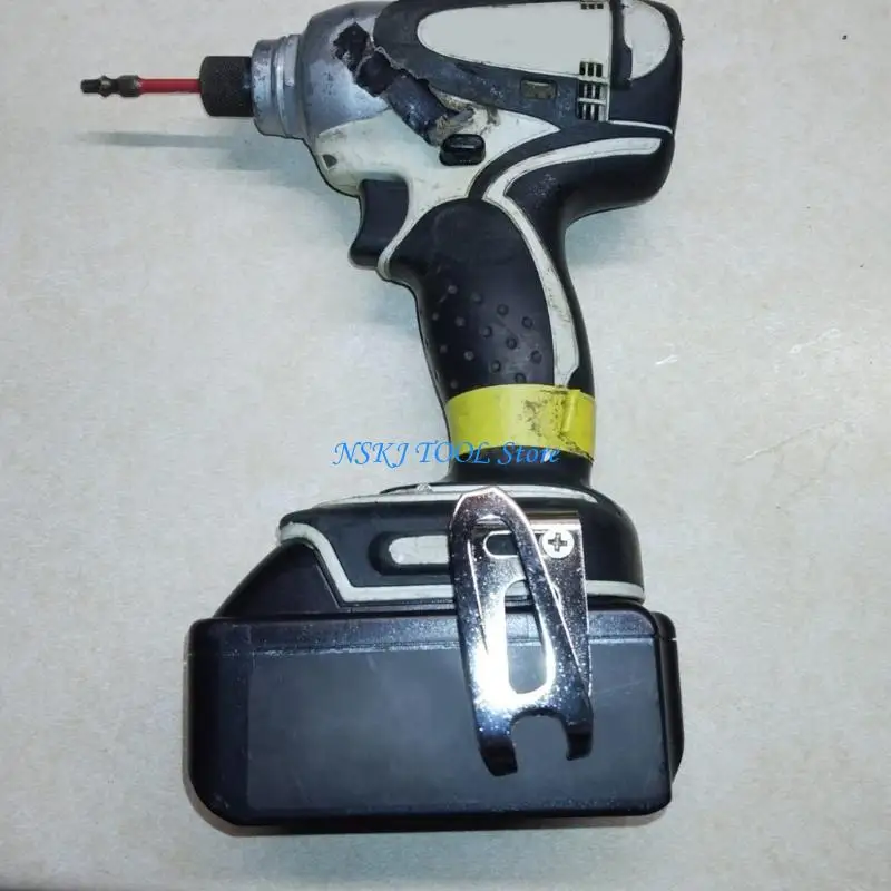 

L8RC Stainless Steel Belt Clip for Power Tool Craftsmen and Builders Easy Tool Access