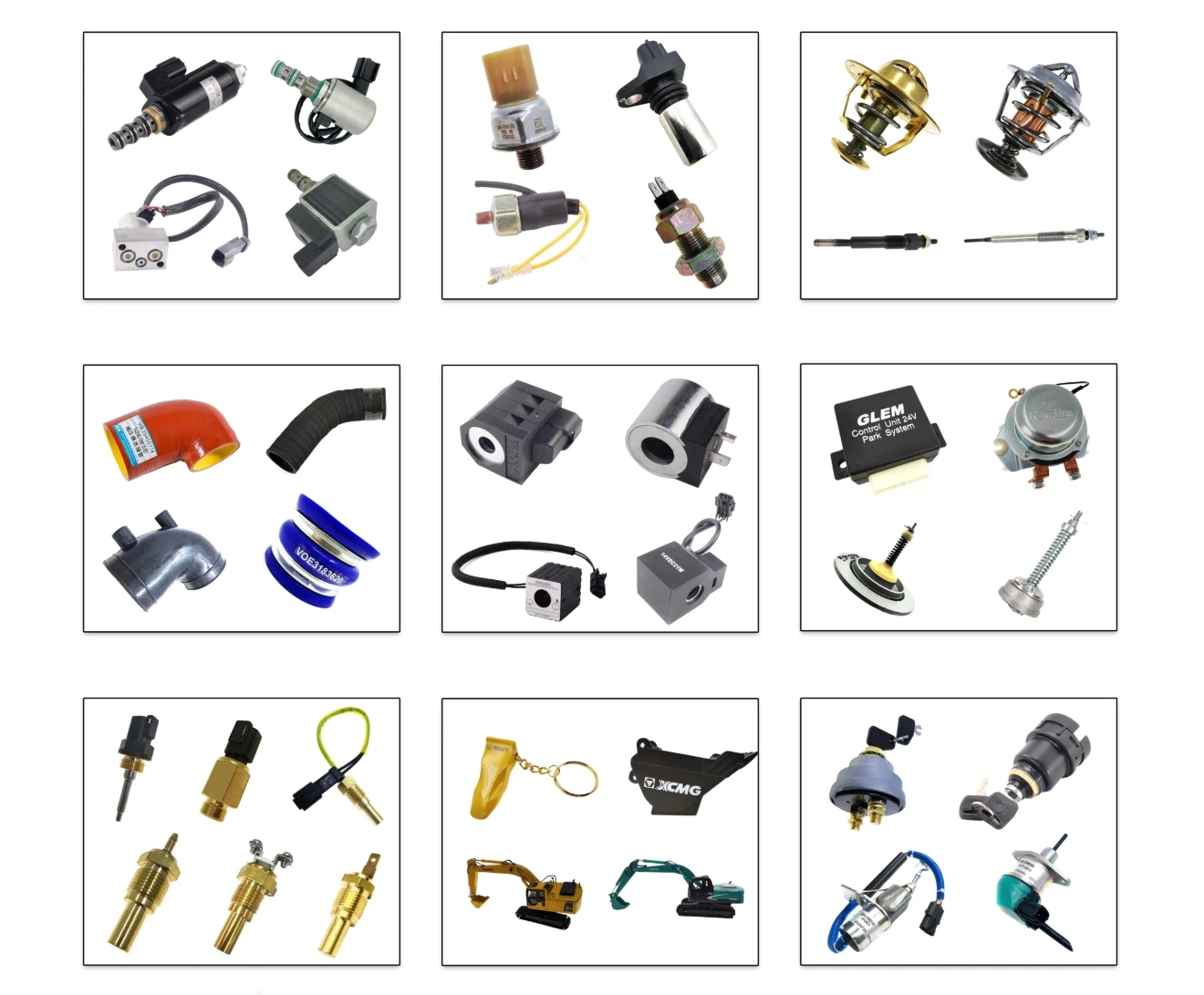 Construction Machinery Excavator Accessories Suitable for Solenoid Valve Spool 84128132 High Quality Brand New Parts view 4