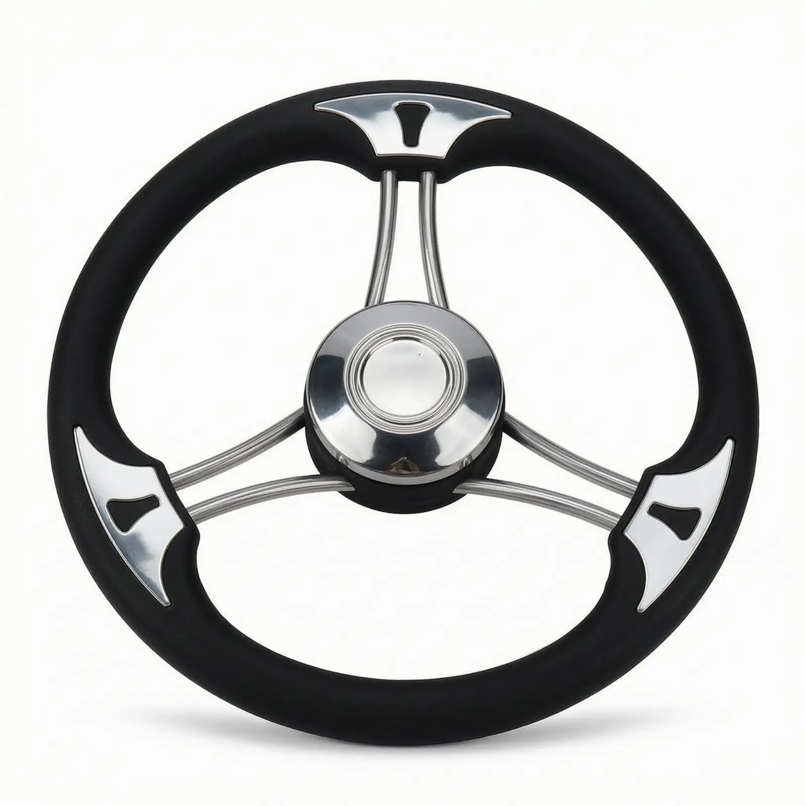 Boat Steering Wheel Stainless Steel Marine Steering Wheel Rust-Proof for Boats