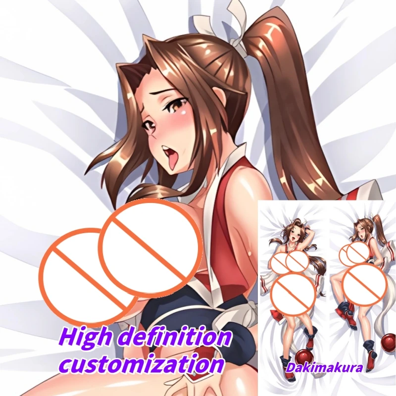 

Dakimakura Anime Pillow Case Mai Shiranui Double-sided Print Of Life-size Body Pillowcase Gifts