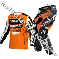 Motocross Gear Set for Kids Dirt Bike Racing Suit Boy Girl Downhill Jersey Pant Kits Youth Children Motorcycle Off-road MX MTB