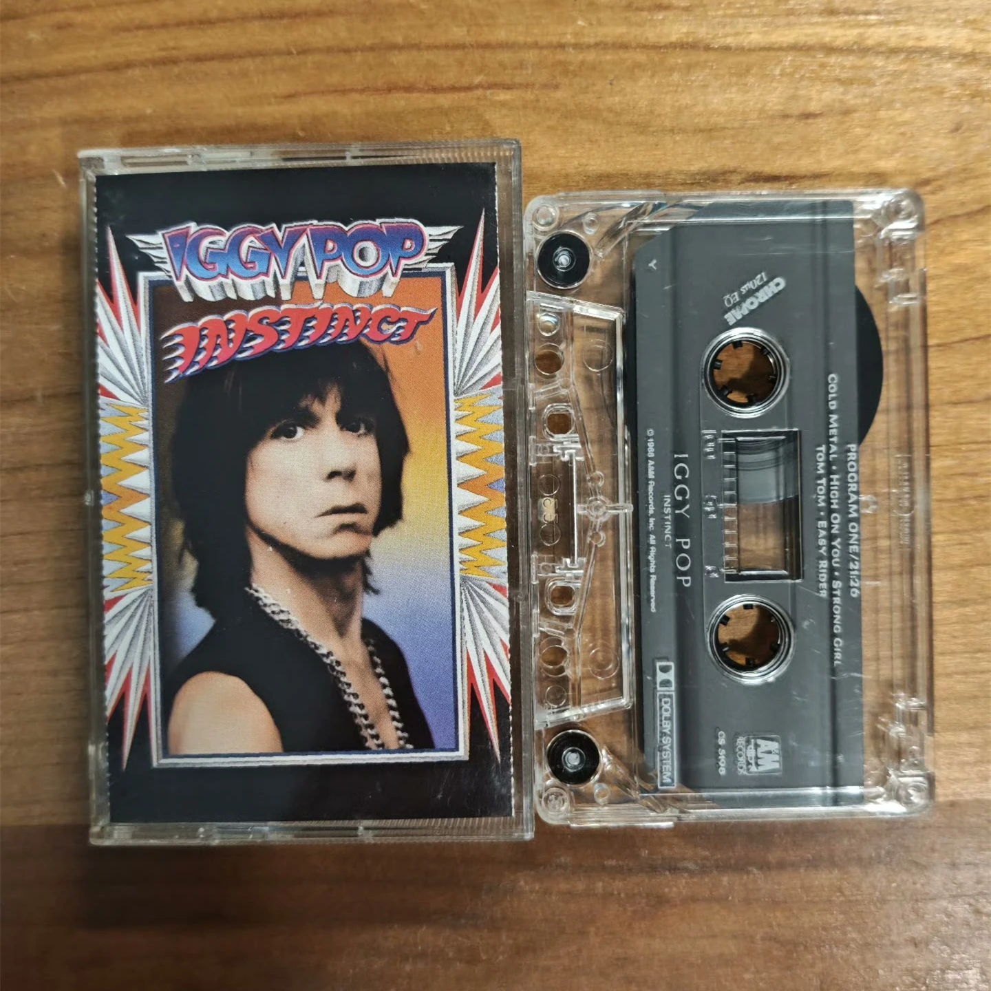 

Classic Jimmy Iggy Pop Music Tape Instinct BASF Album High On You Cassettes Cosplay Walkman Car Recorder Soundtracks Box Gifts