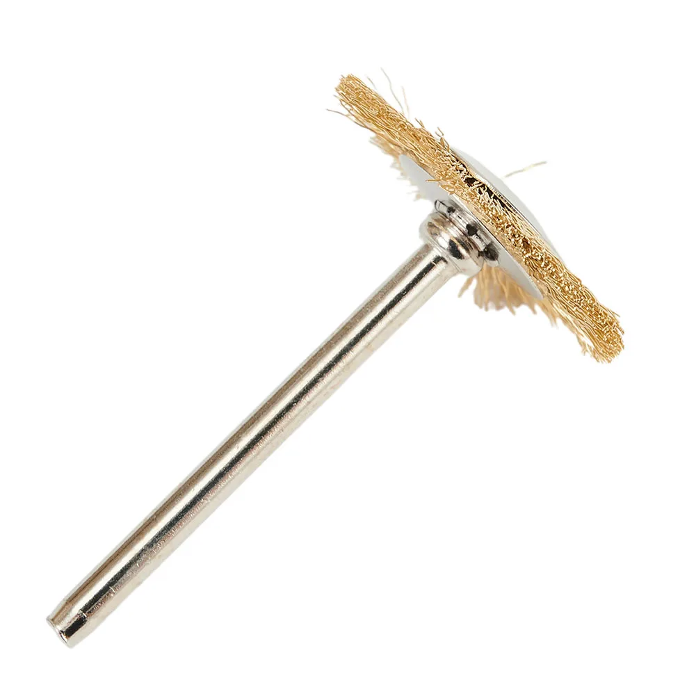 Dust Wire Brush Steel Disc Cleaner Abrasive Buffing Brass Carving Wheel Cutting Brushes Replacement Tool Rotary