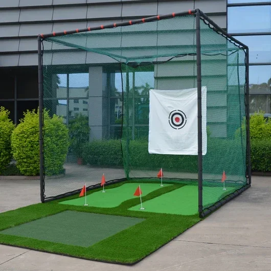 2026 Golf Hitting Cage 3X3M Cube Anti-rebound Hose Practice Cage Become a Popular Practice Tool for Golf Masters of Golf Hitting
