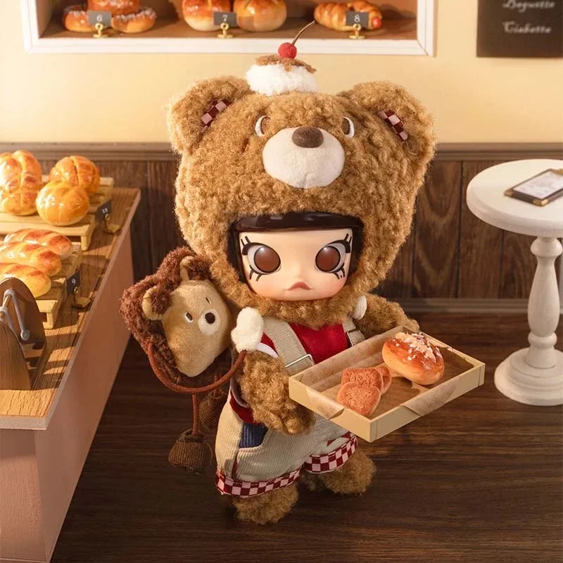 

Подлинная серия Molly Small Bear Bread 1/8 Bjd, кукла с мультяшным орнаментом, Коллекционная фигурка, модель игрушки, Рождественский подарок для девочек