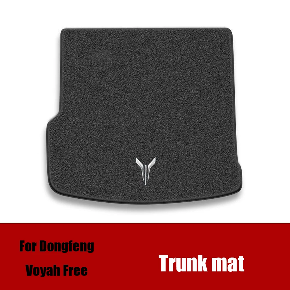 For DongFeng voyah free/dreamer Suede Car Rear Trunk Mat Cargo Boot Liner Tray Rear Boot Luggage Cover Protective Pad Accessorie