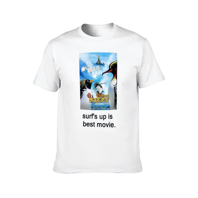 Strange Surf's Up Meme camiseta en blanco, camisetas gráficas, camisetas para hombres