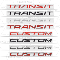 3D Car Sticker For Transit Custom Logo Lettering Tourneo Tuning Van V348 Metal Emblem Badge Decals Decorative Accessories