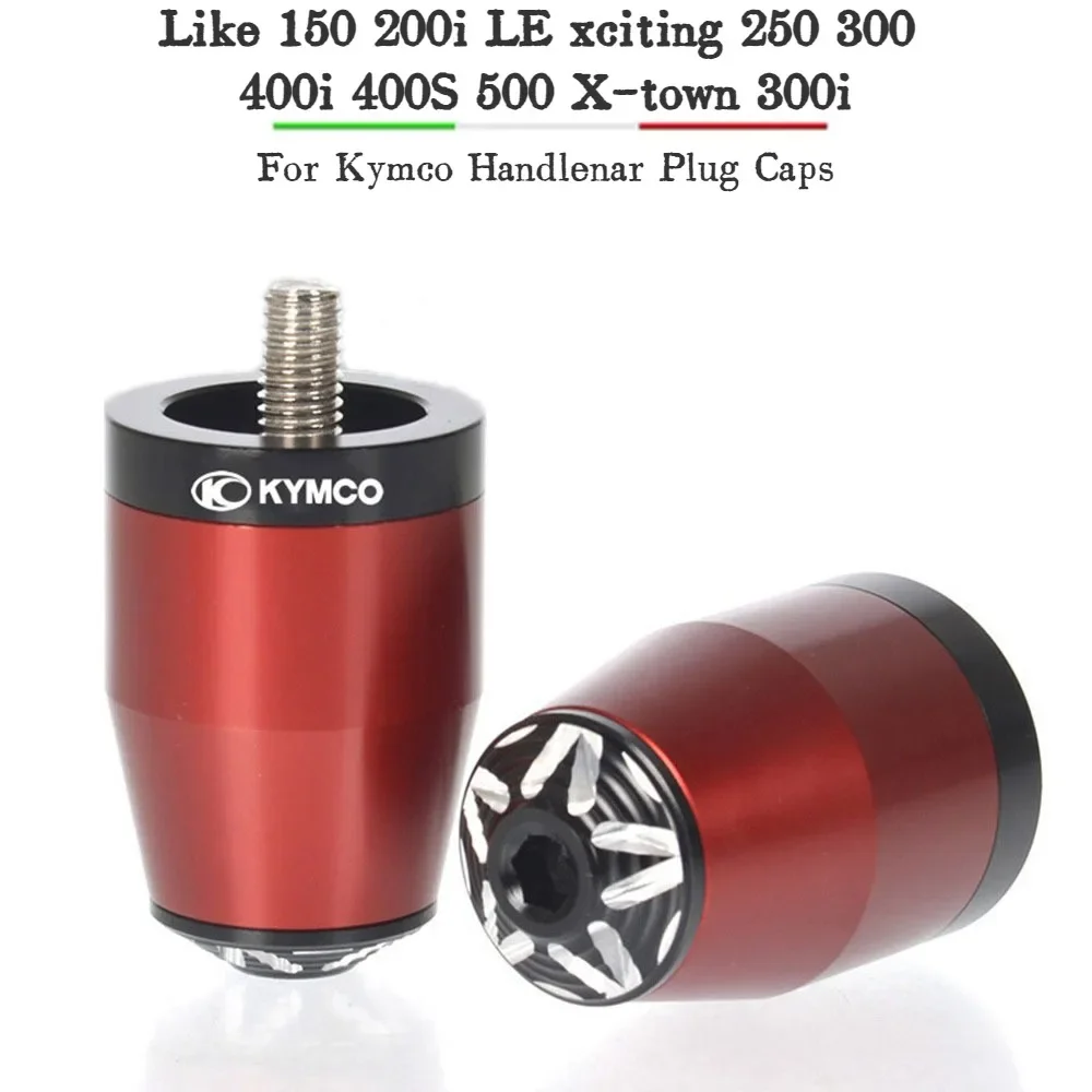 CNC Motorcycle Scooters Parts Handlebar Grips Ends For Kymco Like 150 200i LE Xciting 250 300 400i 400S 500 X-town 300i