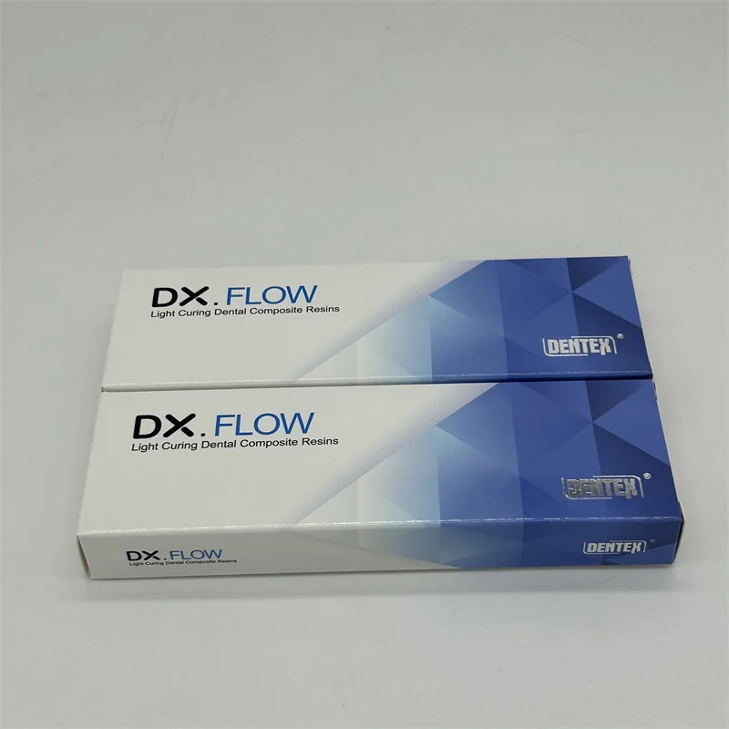 

Стоматологические материалы Оригинальный проточный композит Dentex с низким расходом DX.FLOW Nano Flowable Light Cure Composite 3,0 г