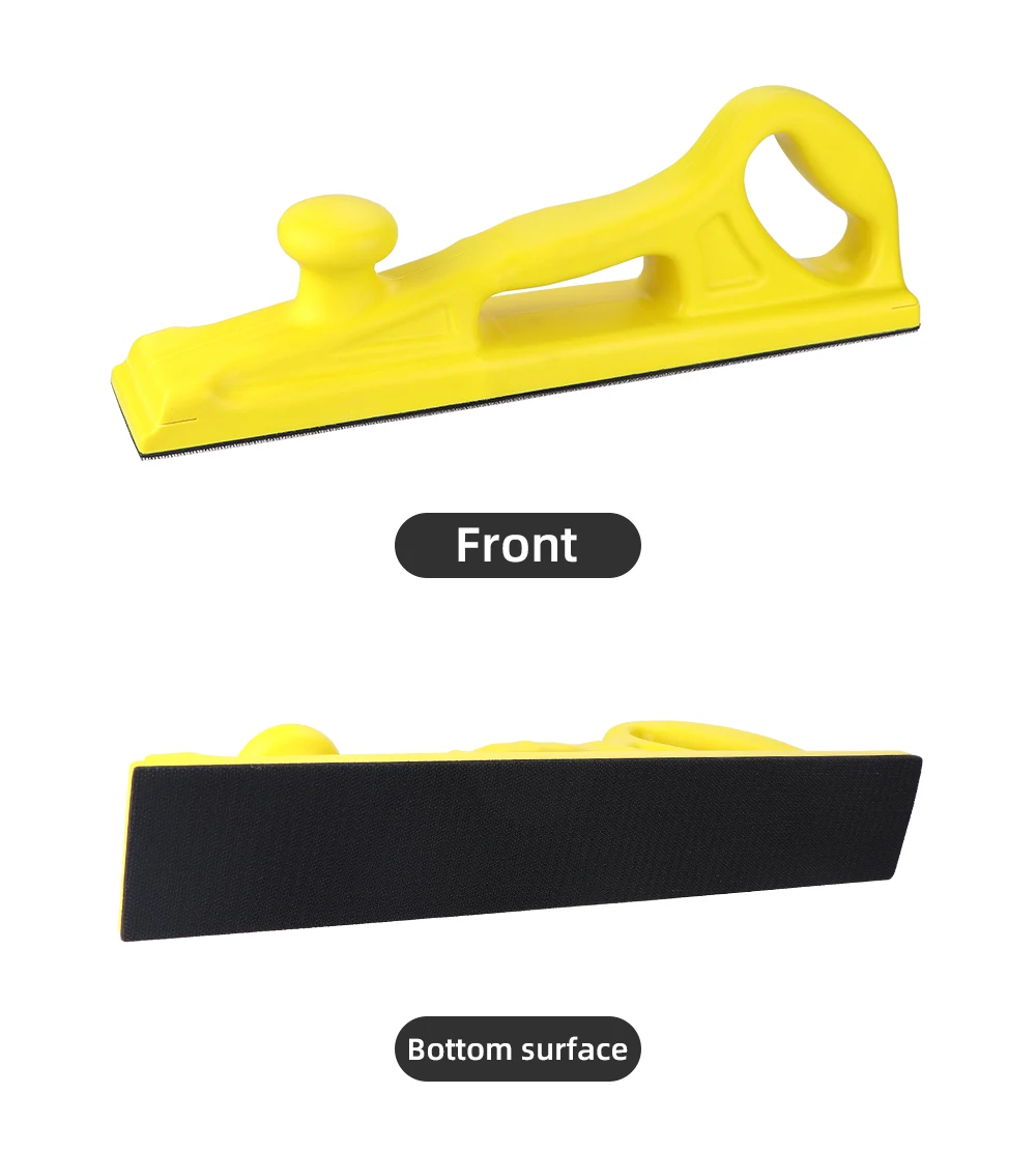 HIFESON Handheld Sander Manual Sandpaper Tool Sanding Block Dust Extraction Hand Polisher Grinding Machine For Metal Wood Work