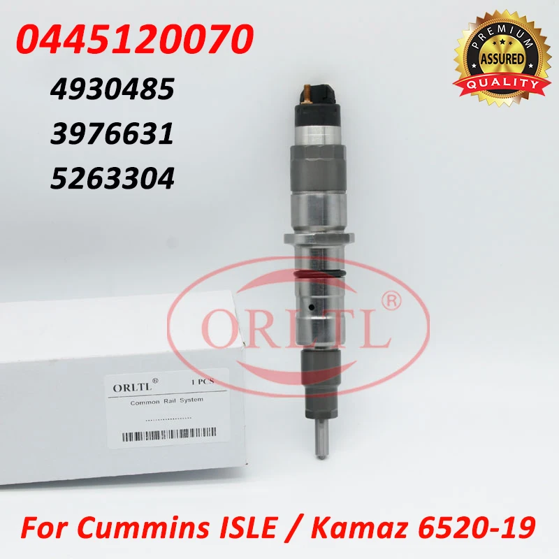 For Kamaz 6520-19 Injection Sprayer 0 445 120 070 Diesel Fuel Injector 0445120070 New Nozzle For Cummins 4930485 3976631 526330