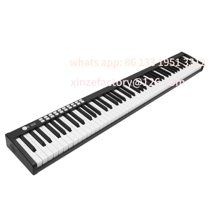 

Customizable portable folding electronic piano 88 keys electronic piano hand roll electronic organ Bluetooth MIDI keyboard Bluet