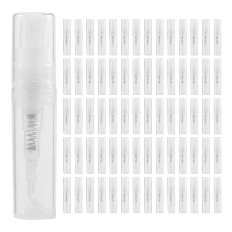 2026-新-200-ピース-ロット-2-ミリリットル透明プラスチックスプレーボトル小さな化粧品包装アトマイザー香水ボトル噴霧スプレー液体