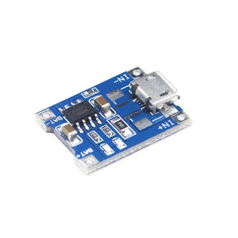 1-10pcs 5V 1A 18650 TP4056 Lithium Battery Charger Module Charging Board With Protection Dual Functions 1A Li-ion