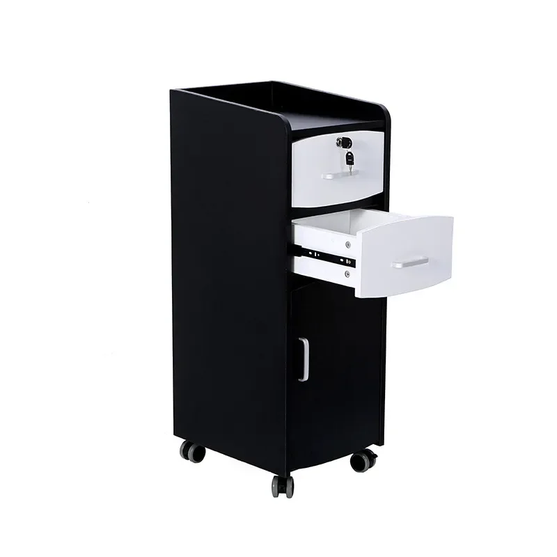 Hongzi hair salon tool cart multi-function cabinet hair cutting trolley barber shop work cabinet hair salon special storage