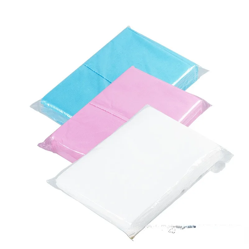 10pcs/pack 80cm*180cm Non Woven Disposable Bed Sheet Spa Massage Breathable Solid Bed Cover Travel Business Hotel Hospital Sheet