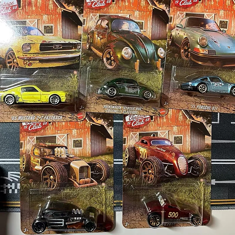 

Hot Wheels Silver Series Vintage 1968 Club HRT81 71 Porsche 911 Retro Classic Diecast Alloy Car Collectible Toy For Boys