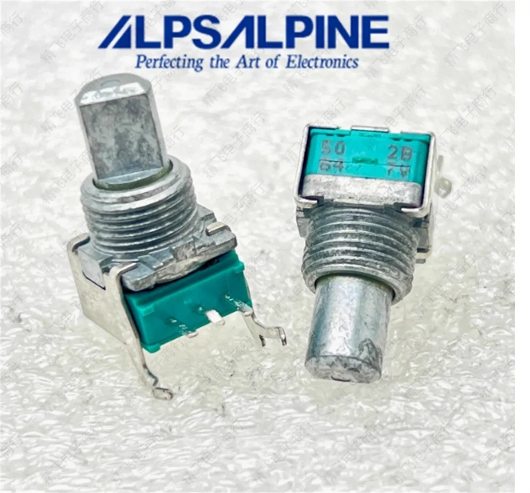 1 PCS of Japanese ALPS RK09 precision single potentiometer B5K/B10K/B20K/B50K/B100K with axis length of 13mm and midpoint positi