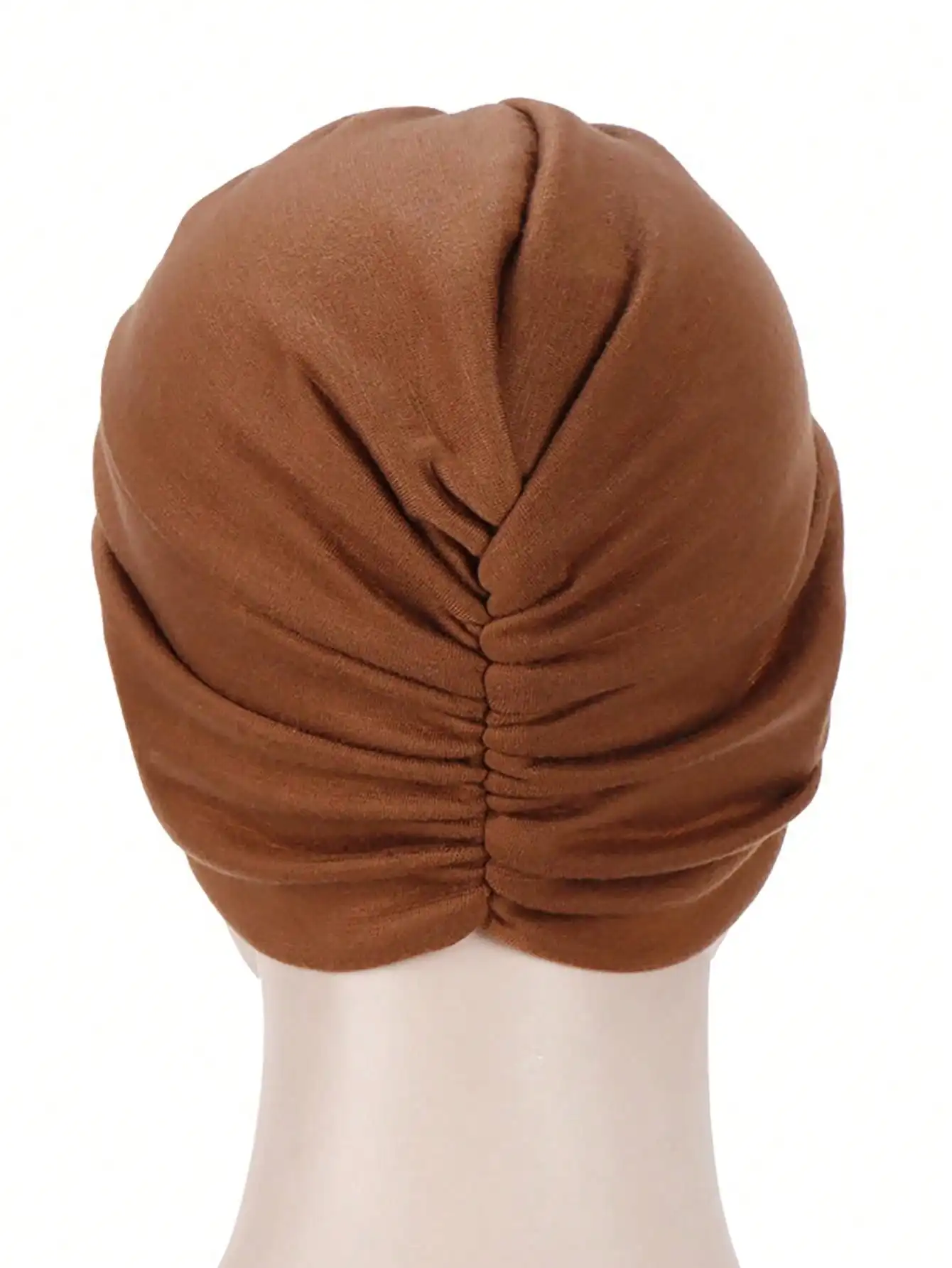 Soft Elastic Ramadan Muslim Hijab Caps Fashion Women\'s Headscarf Solid Color Hair Care  Turban Bonnet Chemotherapy Cap