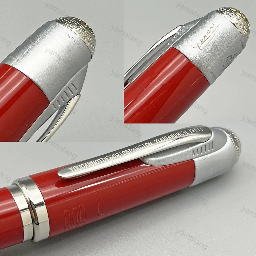 Lanlan-Fountain Roller Ball Pen, série de personagens famosos, saudações, Enzo, Ferrari, ferramenta de escrita, escritório, escola, clássicos, 4 cores