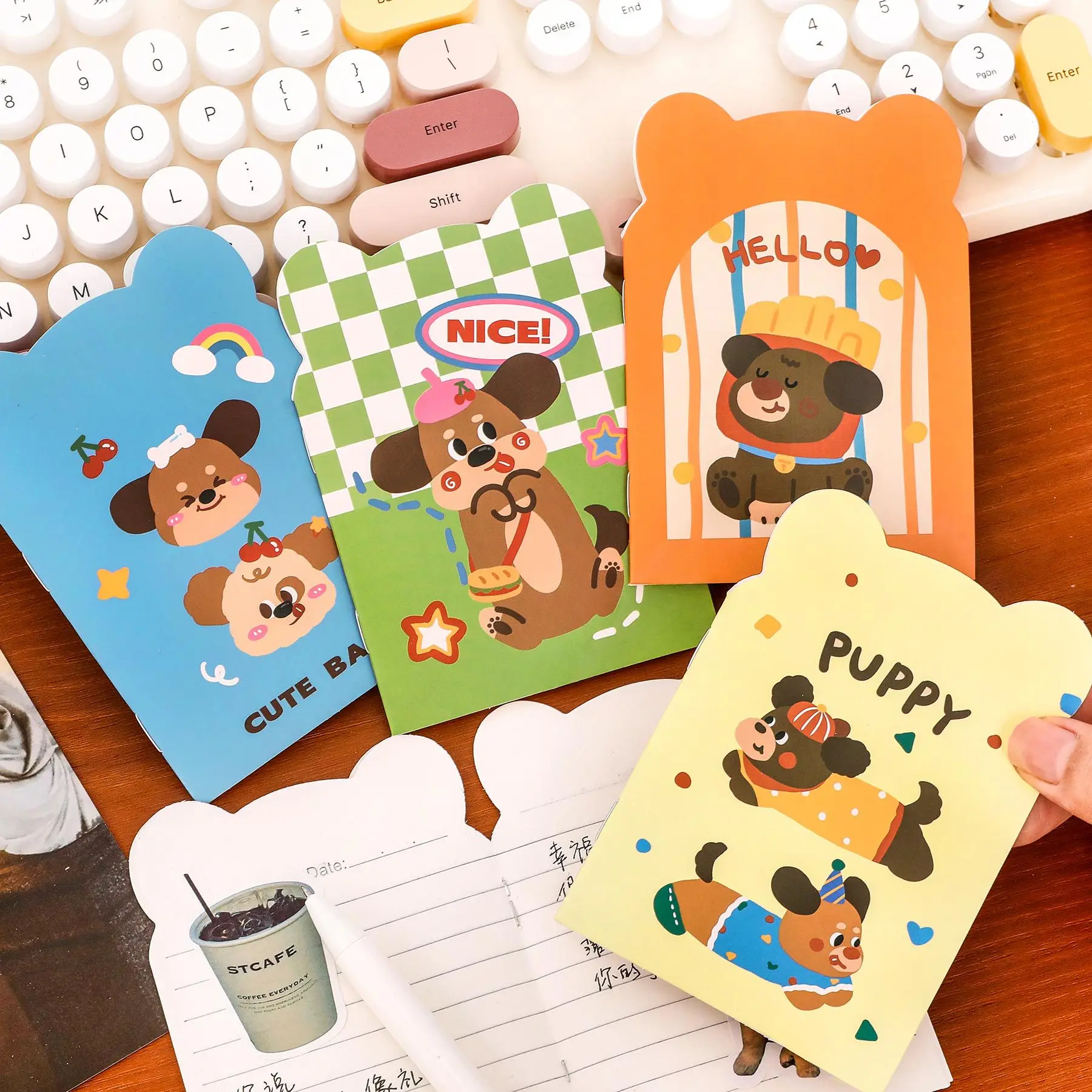 

Kawaii канцелярские принадлежности, школьные принадлежности, офисные аксессуары, скретч-бумага, блокнот, дневник, журнал, капибара, эстетический блокнот