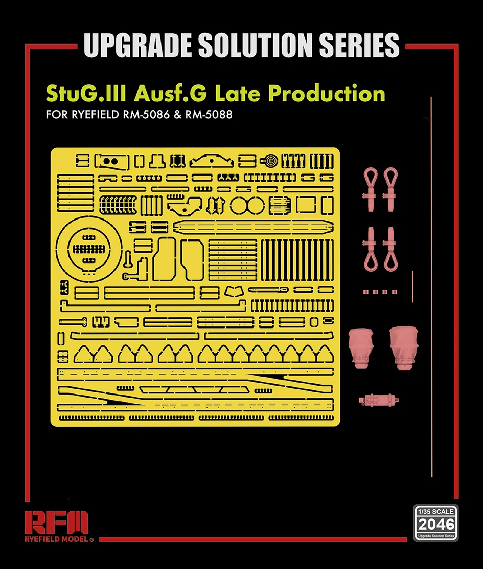 Rye field model RM-2046 Upgrade set   StuG.III G Late Prod. with 5086 5088. 1/35