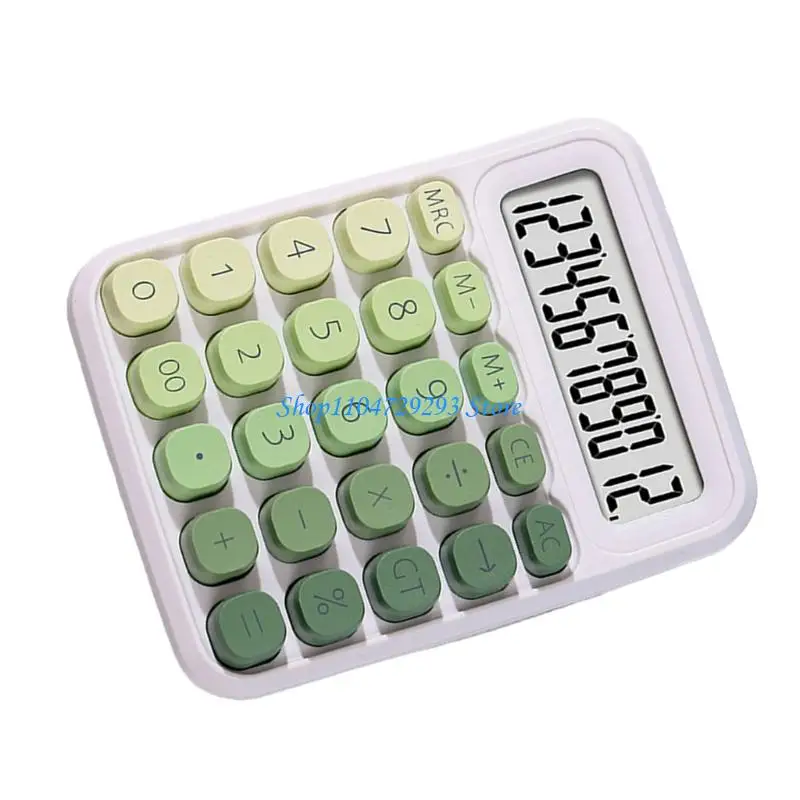 Y2GD Silents Operation Gradient Candy Color Calculator ABS Construction for Office Use