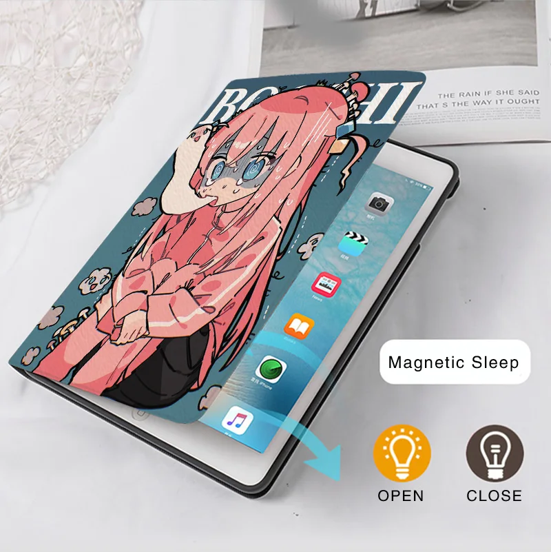 Gotoh Hitori Anime Bocchi The Rock Case For iPad 10.2 9th 10th Air 6 5Mini 4 5 Case Luxury Silicone Pro 13 11 For iPad Air 2 3 4