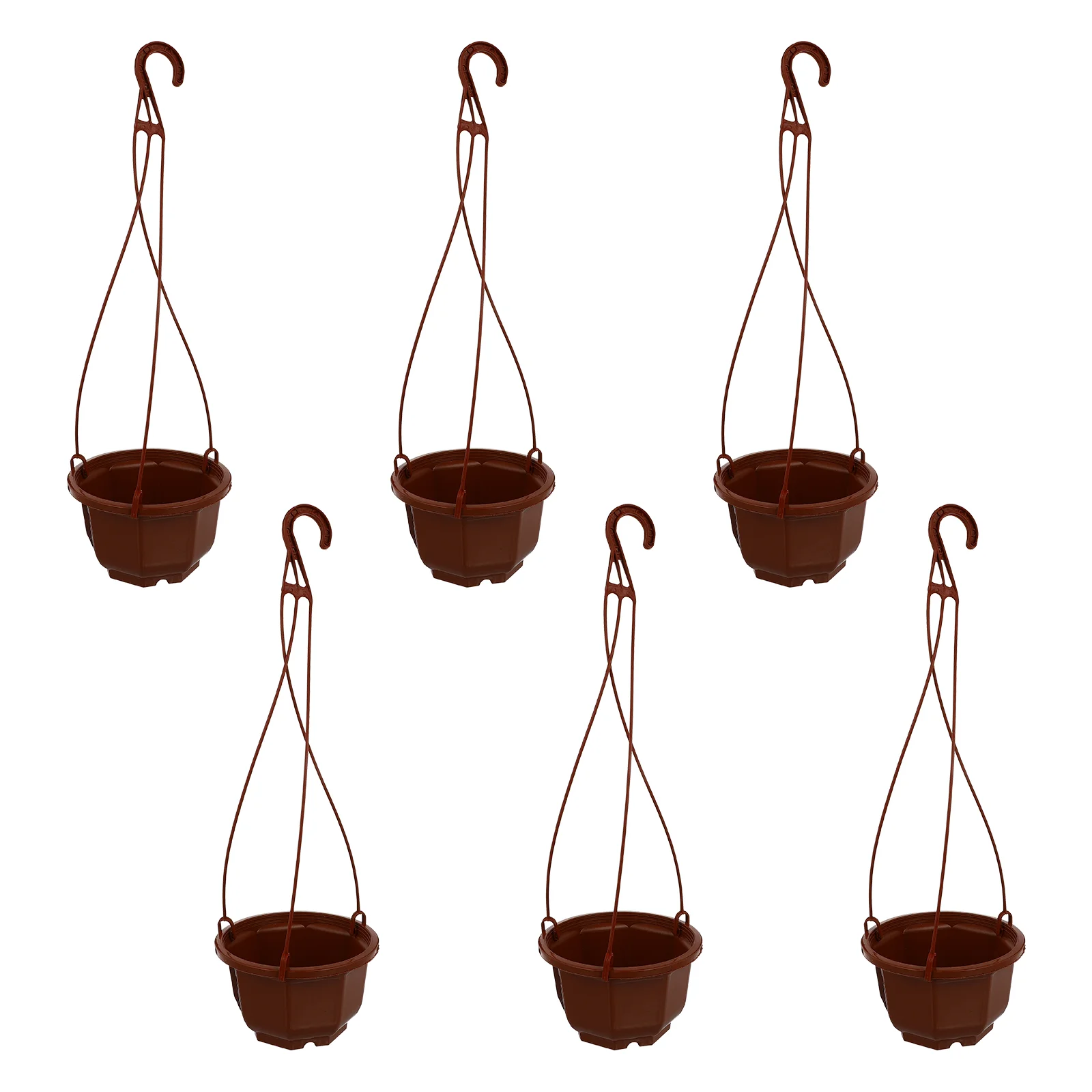 Large Hanging Planters for Indoor Plants Chlorophytum Pot Artificial Outdoor Flowerpot Basket Red Chic