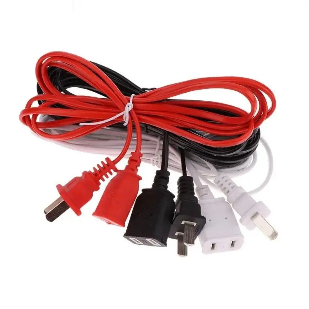 New Two-pin AC Power Cord 2/3/5m Copper EU Type Adapter PVC Cables