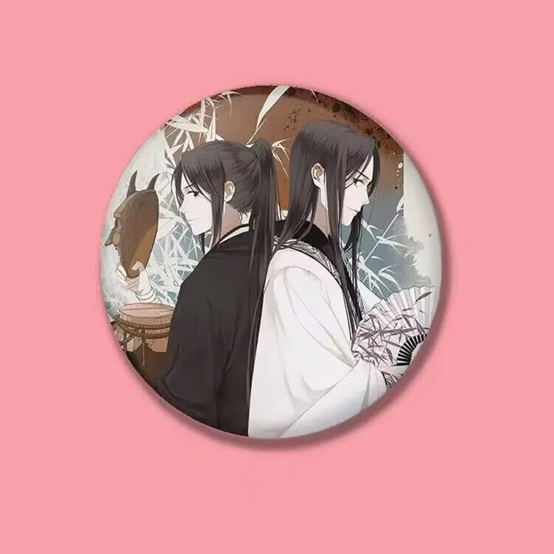 Shan er ling neue Anime Abzeichen Ehren wort wen Kexing Zhou Zishu Cartoon Metall Brosche Männer Frauen Anstecknadeln Schmuck Zubehör