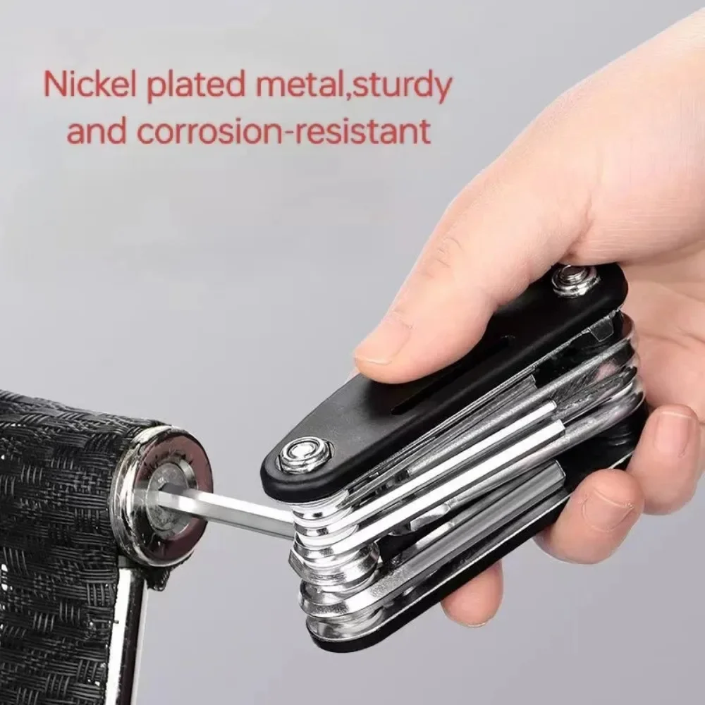 AliExpress NONE 16 in 1 Portable Bicycle Repair Tools Kit Hex Wrench Nut Tire Screwdriver Motorcycle Bicycle Repair Tools