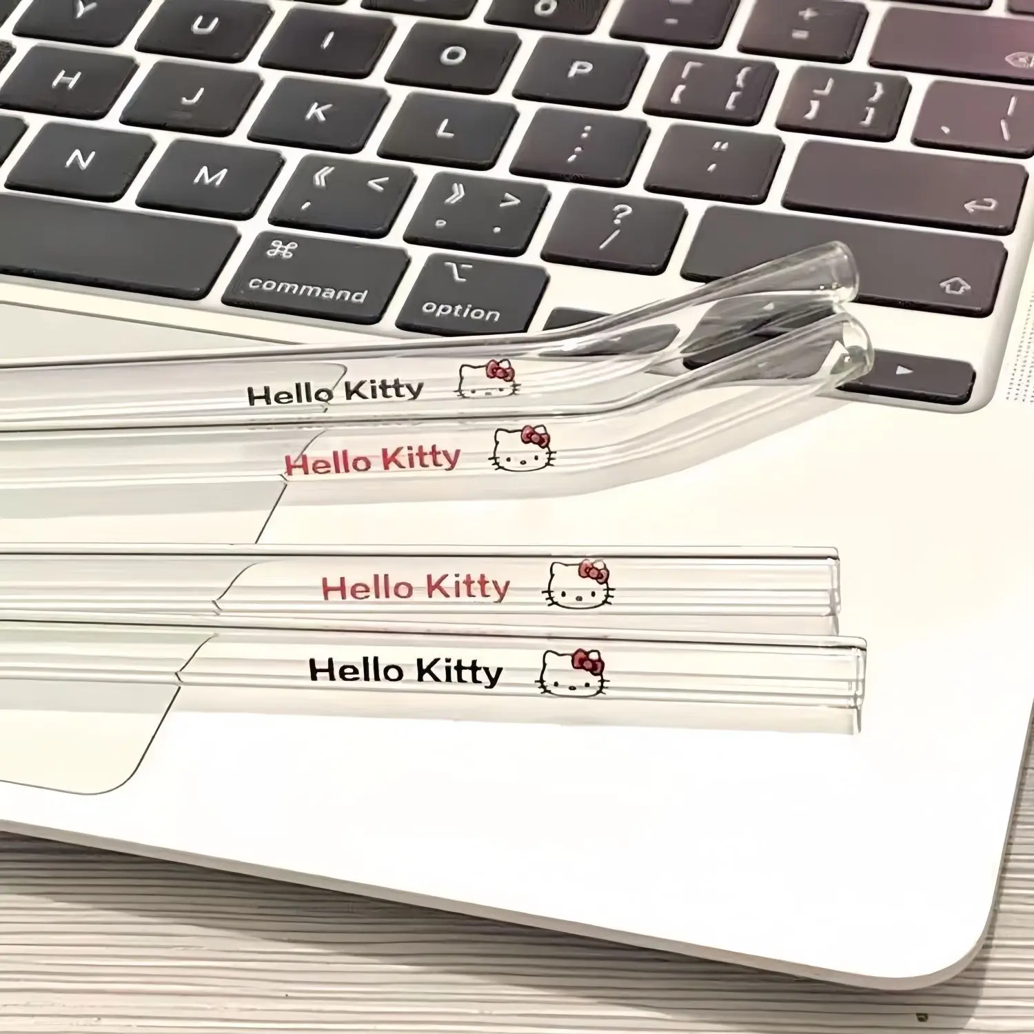 

Аниме-стакан Hello Kitty с соломинкой, милый мультяшный дизайн, из высококачественного боросиликатного стекла, для кипяченой воды, для студентов, для ежедневного питья, аксессуар, подарок