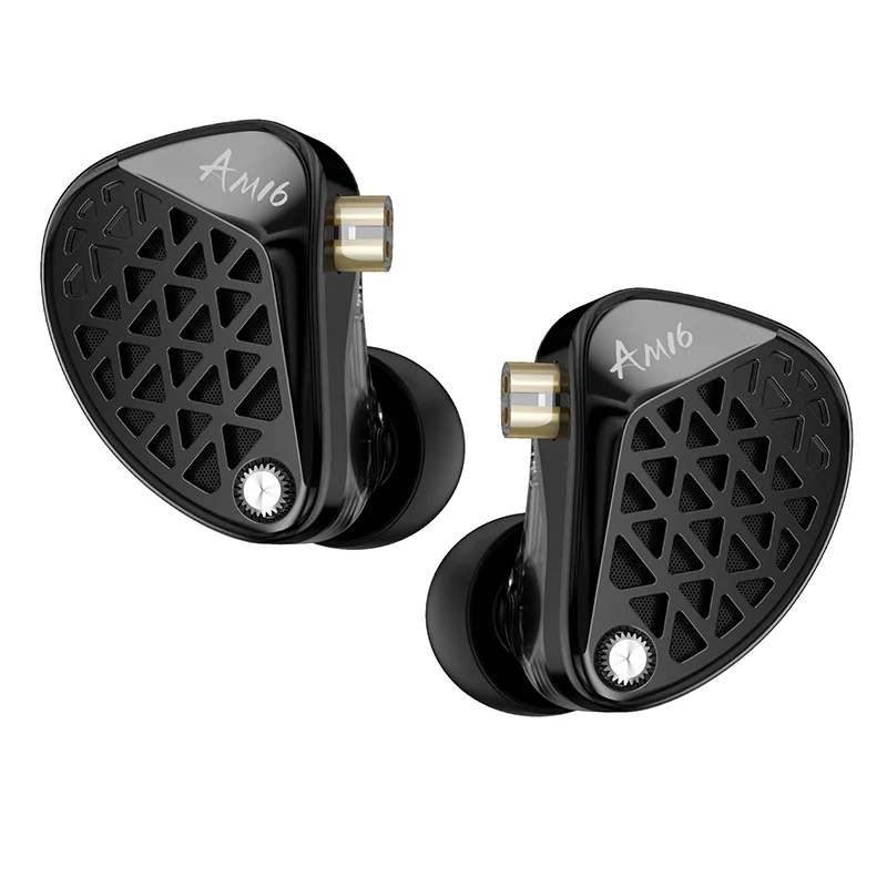 KZ AM16 Ruisonderdrukkende oordopjes sporthoofdtelefoon in-ear bedrade hoofdtelefoon 16BA gebalanceerde armatuur HIFI basmonitor hoofdtelefoon - afbeelding 2
