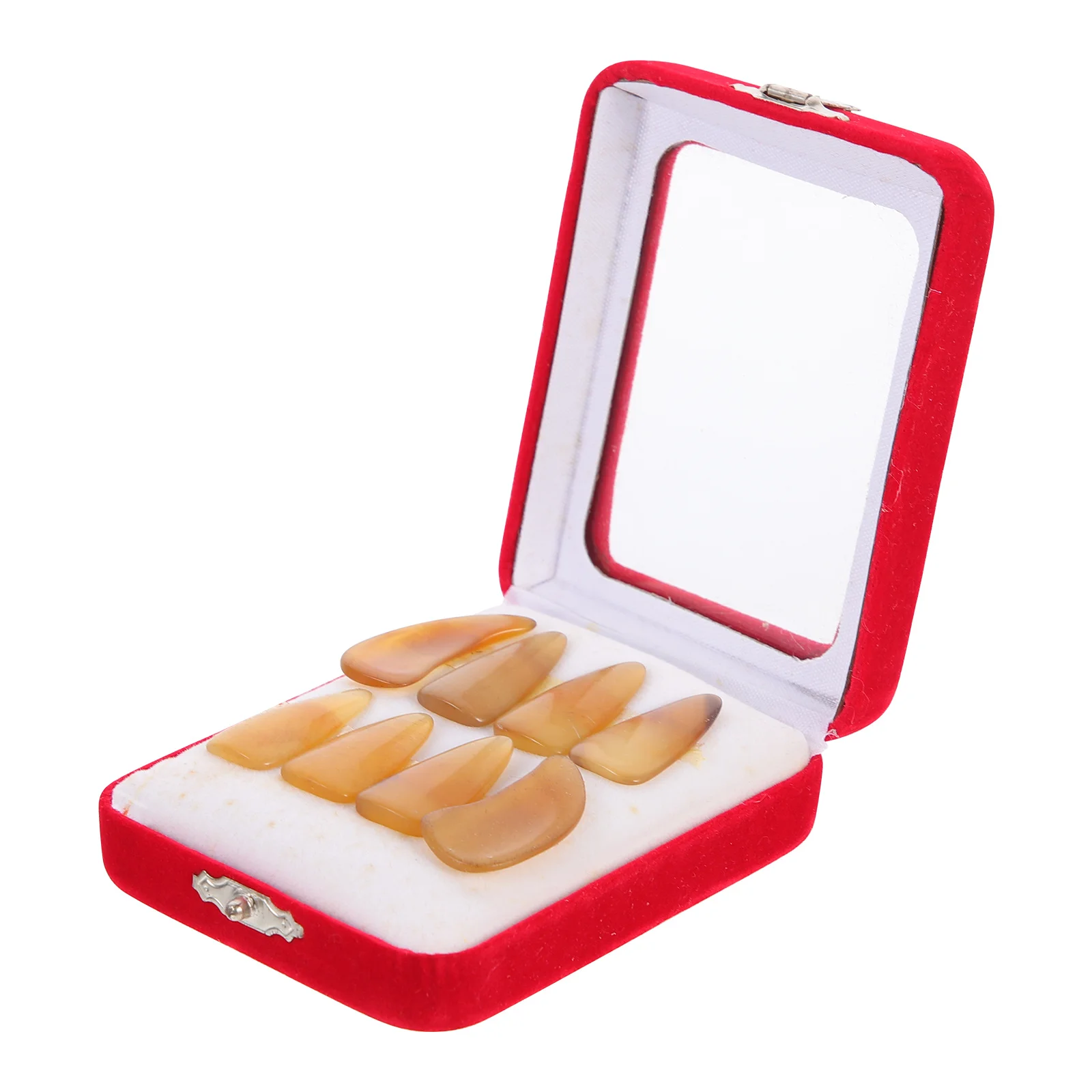 

1Set Reliable Guzheng Accessories Long Wearing Fake Nails for Fingertip Safety Perfect Tool for Learning and Mastering The