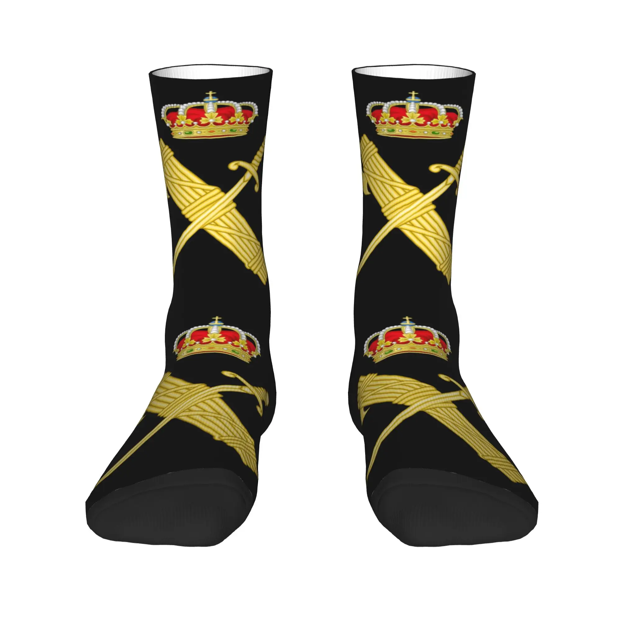 

Civil Guard Spain Spanish Men's Crew Socks Unisex Kawaii Spring Summer Autumn Winter Dress Socks