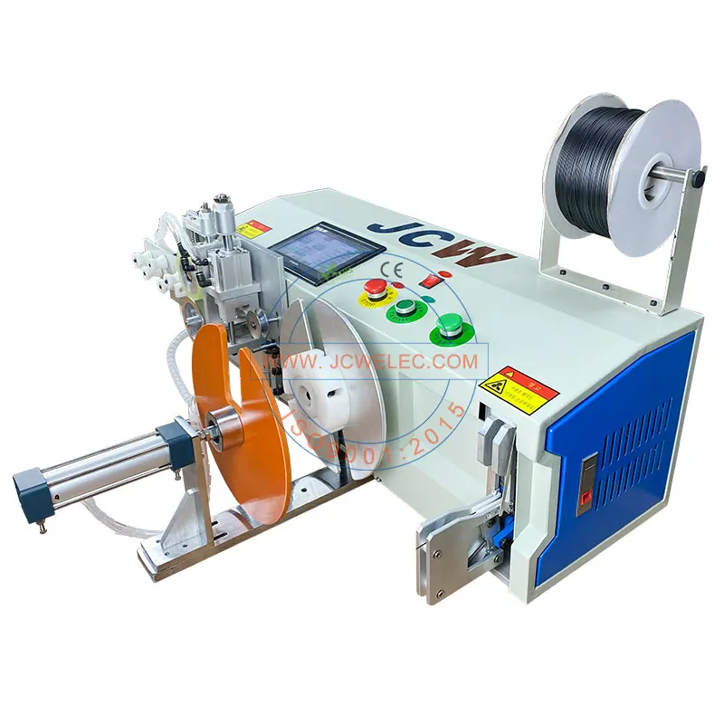 JCW-WB05 Automatic Wire Twisting Tie Machine Big  Cable Winding Measuring Cutting Tying Machine