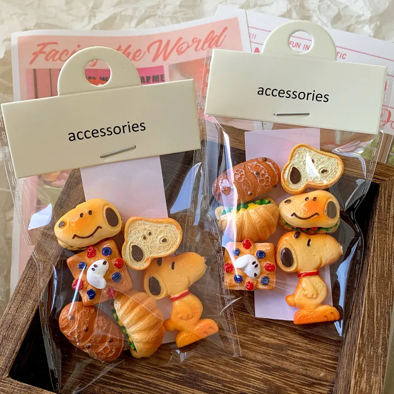 

6 шт./компл. Snoopy Diy 3D наклейки для мобильных телефонов креативный чехол для телефона ручной работы чашка для воды смола декоративные аксессуары патчи