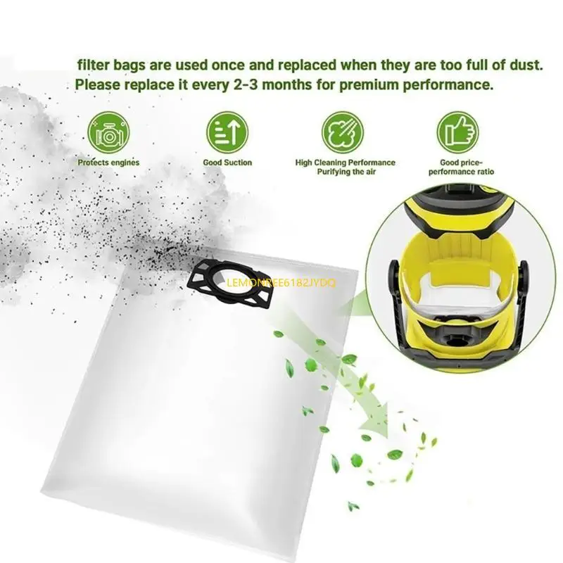 M7DF 6/15 pacchetto facile installazione sacca per aspirapolvere robot non tessuto robot